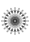 F�rgl�ggningsbilder mandala