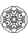 F�rgl�ggningsbilder mandala