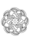 F�rgl�ggningsbilder Mandala