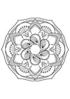 F�rgl�ggningsbilder mandala