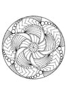 F�rgl�ggningsbilder mandala