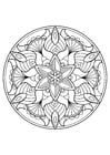 F�rgl�ggningsbilder mandala