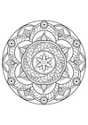 F�rgl�ggningsbilder mandala