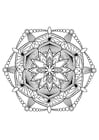 Målarbild mandala