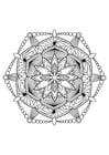 F�rgl�ggningsbilder mandala