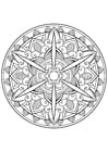 F�rgl�ggningsbilder Mandala