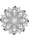 F�rgl�ggningsbilder Mandala