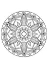F�rgl�ggningsbilder Mandala