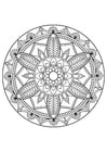 F�rgl�ggningsbilder Mandala