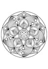 F�rgl�ggningsbilder Mandala