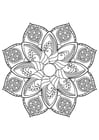 F�rgl�ggningsbilder Mandala