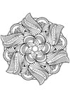 Målarbild Mandala