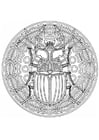 mandala - skarabé