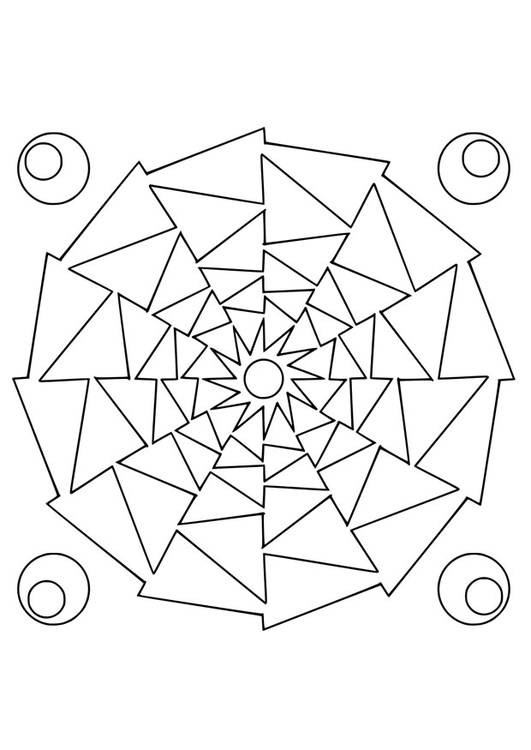 Målarbild mandala13