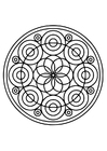 F�rgl�ggningsbilder mandala21