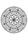 F�rgl�ggningsbilder mandala21