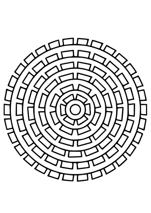 Målarbild mandala25