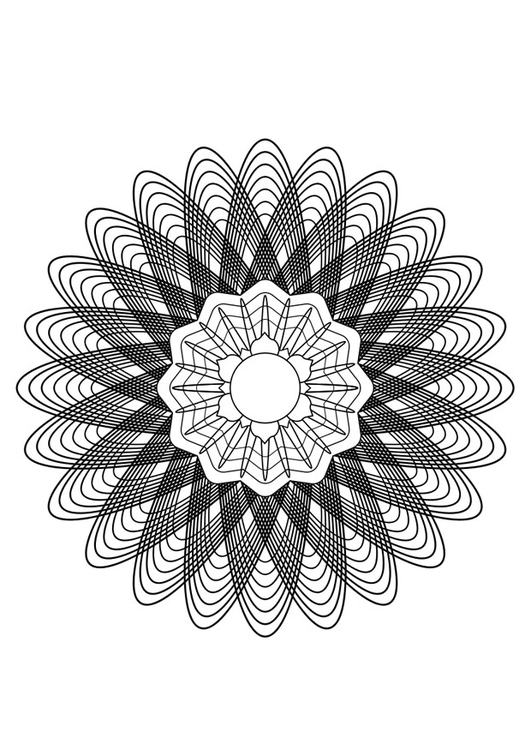 Målarbild mandala28