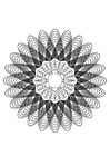 F�rgl�ggningsbilder mandala28