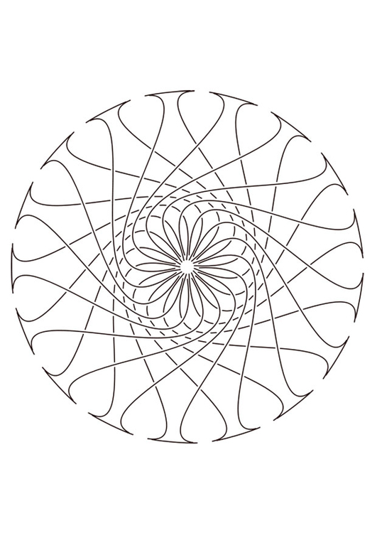 Målarbild mandala29