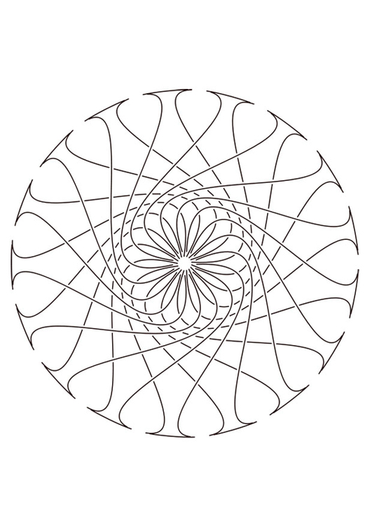 Målarbild mandala29