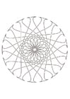 F�rgl�ggningsbilder mandala29