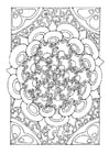 F�rgl�ggningsbilder mandala9a