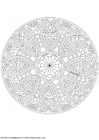 malarbild mandala-1702h