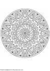 malarbild mandala-1702i