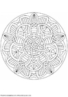 malarbild mandala-1602j