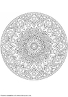 malarbild mandala-1702j