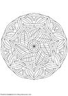 malarbild mandala-1602m