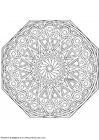 malarbild mandala-1702n