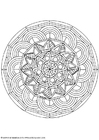 malarbild mandala-1602o