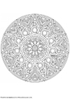 malarbild mandala-1702o
