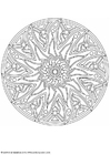 malarbild mandala-1702p