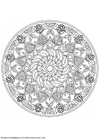 malarbild mandala-1602q