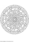 malarbild mandala-1702v