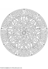 malarbild mandala-1702w