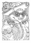 Målarbild mask