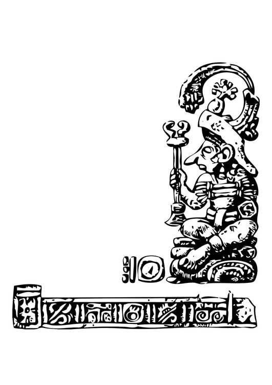 Målarbild Maya