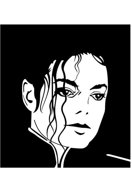 Målarbild Michael Jackson