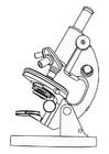 Målarbild mikroskop