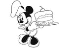 F�rgl�ggningsbilder Minnie Mouse