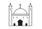 F�rgl�ggningsbilder moské