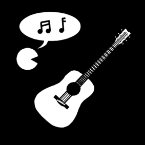Målarbild musik - sÃ¥ng och instrument