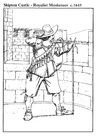 F�rgl�ggningsbilder musketör 1645