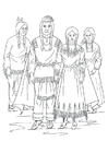 F�rgl�ggningsbilder Nimipu-indianer