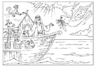 F�rgl�ggningsbilder Noas ark