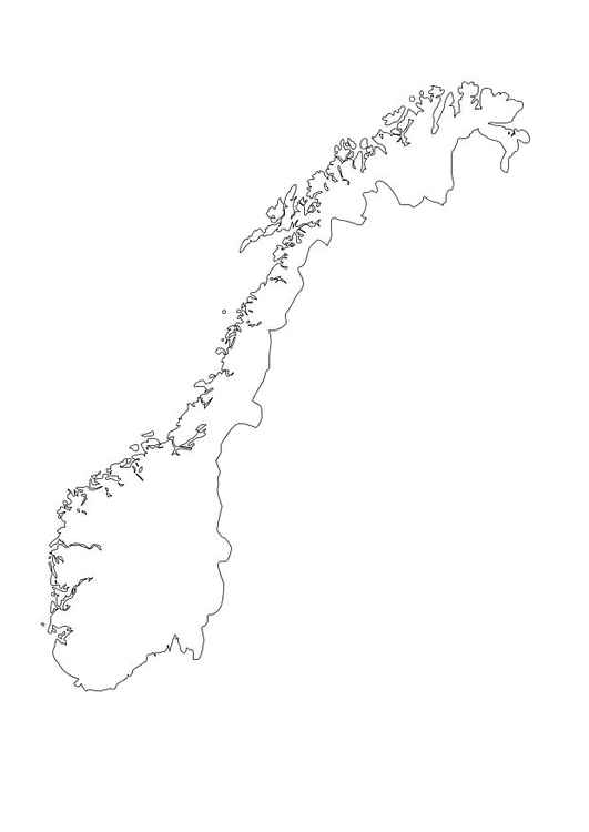 Målarbild Norge
